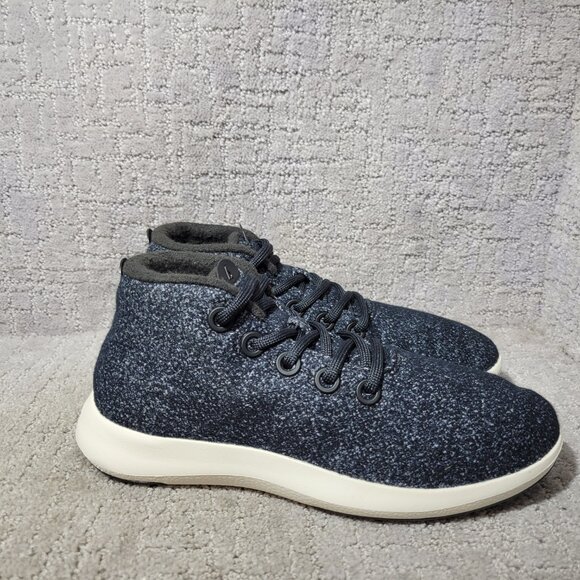 Allbirds Wool Runner-Up Mizzle Men's Size US 8 Dark Gray Merino Wool Sneakers - Picture 3 of 12